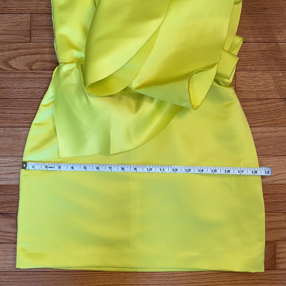 NWT Bright Yellow Party Dress by Zara SIZE- Small - Picture 9 of 13